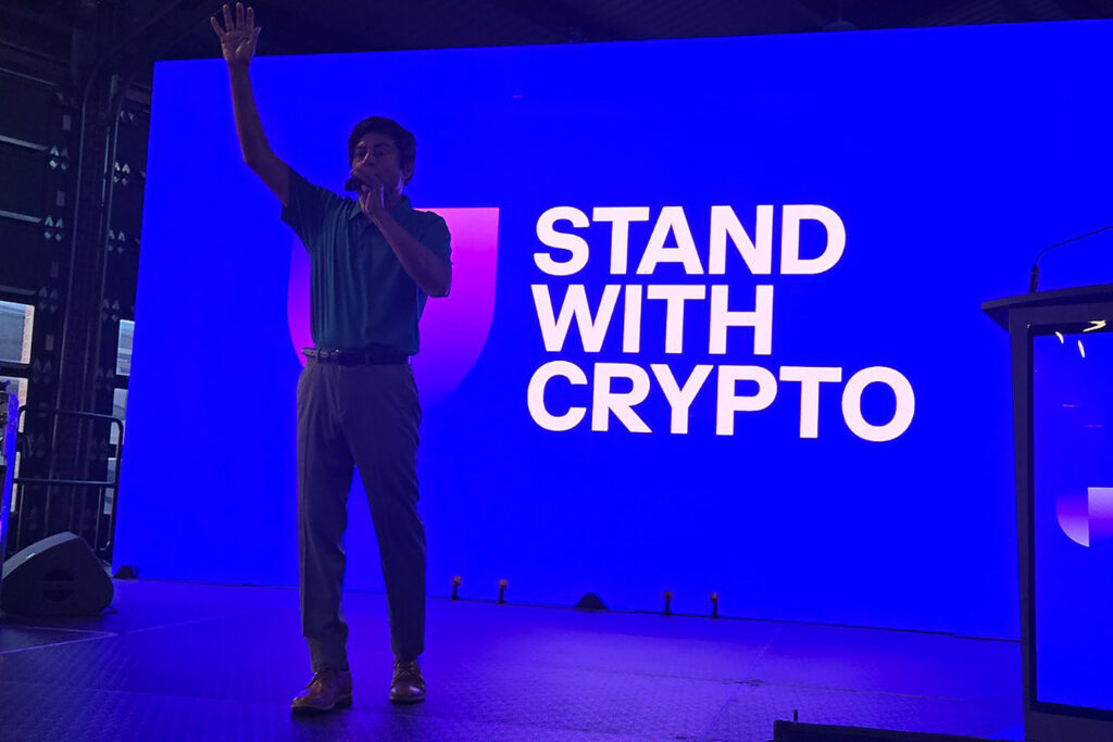 shri thanedar at crypto conference