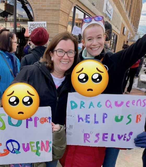 mcmorrow at drag queen event